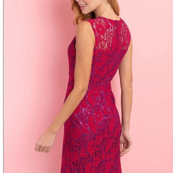 Pink purple lace  Dress - Picture 2 of 5